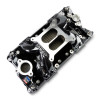 Edelbrock Chevy Small Block Performer RPM AIR-Gap Intake Manifold Black Plasma Finish - 7501-BP Photo - out of package