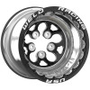 Weld Alpha Pro 15x13 / 5x4.75 BP / 1in BS Black Wheel - Polished Shell Double Beadlock MT - 83XB513272MB Photo - Primary