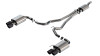 Borla 2024 Ford Mustang 2.3L Ecoboost S-Type Catback Exhaust CF BA w/ Quad Tips - Non-Active - 140981CFBA Photo - Primary