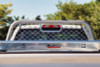 Deezee 17-23 Ford SuperDuty Cargo Management Cab Rack - Silver Mesh - DZ95072R Photo - Mounted