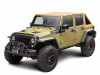 Rugged Ridge 07-18 Jeep Wrangler JKU 4dr Voyager Fastback Frameless Soft Top - Tan - 13861.33 Photo - Primary
