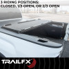 TrailFX TFX3712 Tonneau Cover; TFX Premium Flush Tri-Fold; Hard Folding  2024-2025 Ford Ranger