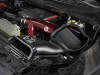 aFe 17-24 Ford F-150 Track Series Red Kevlar Carbon Fiber C/A Intake System w/Black Pro 5R Filter - 57-10031KR Photo - Mounted