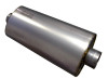 Kooks 3in Oval Center/Center Muffler 18in Long Body Polished Stainless Steel - MUF-019 Photo - Primary