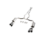 Roush 18-23 Mustang 5.0L V8 Black Tip Cat Back Exhaust Kit (Quad Tip Non-Active) - 422093-BLK Photo - Primary