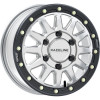 Raceline A14BG Alpha 15x6.5in/6x139.7 BP/74mm Offset/78.1mm Bore - Silver & Blk Ring Beadlock Wheel - A14SB-56560+74 User 1