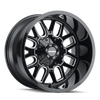 Mayhem 8107 Cogent 17x9 / 8x170 BP / -12mm Offset / mm Hub Gloss Black Milled Wheel - 8107-7970BM Photo - Primary