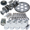 Eagle Oldsmobile 455 4.250in Crank 6.735in H-Beam -5cc Flat Top 4.185in Pistons Balanced Assembly - B42100060 Photo - Primary