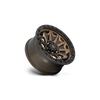 FUEL OFFROAD WHEELS COVERT 15X8 5X139.7 108 MATTE BRONZE BLACK BEAD RING -19