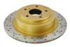 DBA 01-04 Outback 2.5L/3.0 H6 Rear Drilled & Slotted 4000 Series Rotor - DBA4657XS Photo - Primary