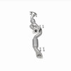BRE Exhaust 05-08 Tucson Sportage 2.7L Front Pipe Kit - 107-0131 360 Degree Image Set