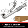 BRE Exhaust 11-13 Honda Odyssey 3.5L Front Pipe Kit - 107-0263 Photo - Primary