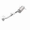 BRE Exhaust 02-08 9-2X Forester Impreza 2.0L 2.5L Muffler Kit - 108-0084 360 Degree Image Set
