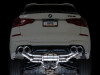 AWE Tuning 20-25 BMW X3 M/M Comp (F97) AWD SwitchPath Axle-back Exhaust - Chrome Silver Tips - 3025-42301 Photo - Mounted