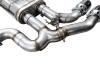 AWE Tuning 20-25 BMW X3 M/M Comp (F97) AWD SwitchPath Axle-back Exhaust - Chrome Silver Tips - 3025-42301 Photo - out of package