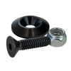 Moroso 1in Taper Washer - Black Anodized (10 Pack w/Hardware) - 71683 User 1