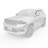 EGR 4pc Smoke Finish In-channel Window Visors for Grand Cherokee (WL) - 573771 Photo - Mounted
