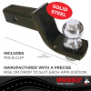 Husky Towing 31367 Trailer Hitch Ball Mount; Class III/ IV; Fits 2 Inch Receiver; 6000 Pound