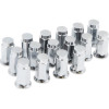 Raceline Hex/Flat Lug Nuts - 10mm x 1.25/14mm - 16 Pack - Chrome - RLUG-BX15C User 1