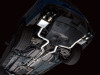 AWE Tuning 21-23 Ford Mustang Mach 1 SwitchPath Cat Back Exhaust w/ Quad Diamond Black Tips - 3025-43551 Photo - Mounted
