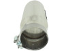 afe MACH Force-Xp Universal Exhaust Tip 4 IN Inlet x 5 IN Outlet x 12 IN L - 49T40501-P12 Photo - Unmounted