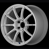 Advan RSIII 18x8.0 / +45 Offset / 5-114.3 / 73mm Bore / Racing White Metallic & Ring - YA38G45EWMR Photo - Primary