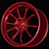 Advan RZ-DF2 for Porsche 20x10.0 / +40 Offset / 5-130 / 71.6mm Bore / Racing Candy Red - YAF0K40PCR Photo - Primary