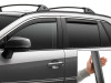 WeatherTech 23-25 Honda Pilot Front and Rear Side Window Deflectors - Dark Smoke - 821074IM
