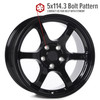 Circuit Performance CSF1 17x9 Gloss Black 5x114.3 [+35mm] Wheel
