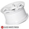 Circuit Performance CSF1 17x9 Gloss White 5x114.3 [+35mm] Wheel