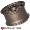 Circuit Performance CSF1 17x9 Matte Bronze 5x120 [+20mm] Wheel