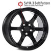 Circuit Performance CSF1 18x9.5 Gloss Black 5x114.3 [+38mm] Wheel