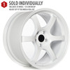 Circuit Performance CSF1 18x9.5 Gloss White 5x114.3 [+38mm] Wheel