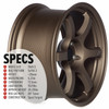 Circuit Performance CSF1 18x9.5 Matte Bronze 5x114.3 [+25mm] Wheel