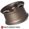 Circuit Performance CSF1 18x9.5 Matte Bronze 5x120 [+38mm] Wheel