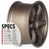 Circuit Performance CSF1 19x9.5 Matte Bronze 5x112 [+28mm] Wheel