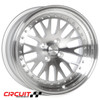 Circuit Performance CP21 16x8 Silver/Machined 4x100 [+25mm] Wheel