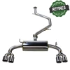 Remark 2023+ Toyota Corolla Hatchback (E210) Quiet-Spec Quad Tip - Stainless - RK-C4063T-01Q