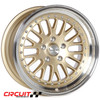 Circuit Performance CP21 17x9 Gold 5x114.3 [+20mm] Wheel