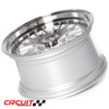 Circuit Performance CP21 17x9 Silver/Machined 5x114.3 [+20mm] Wheel