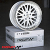 Circuit Performance CP21 18x9.5 Gloss White / Machined Lip 5x114.3 [+20mm] Wheel