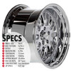 Circuit Performance CP21 18x11 Chrome 5x114.3 [+20mm] Wheel