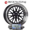 Circuit Performance CP21 18x11 Gloss Black / Machined Lip 5x114.3 [+20mm] Wheel