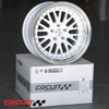 Circuit Performance CP21 18x11 Gloss White / Machined Lip 5x114.3 [+20mm] Wheel
