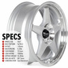 Circuit Performance CP22 16x7 Machined Silver 5x114.3 [+35mm] Wheel