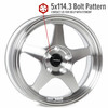 Circuit Performance CP22 16x7 Machined Silver 5x114.3 [+35mm] Wheel