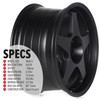 Circuit Performance CSF22 18x9.5 Matte Black 5x120 [+38mm] Wheel