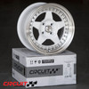 Circuit Performance CP26 15x8 Gloss White 4x100 [+25mm] Wheel