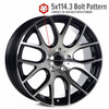 Circuit Performance CP31 18x8 Gloss Black / Machined 5x114.3 [+40mm] Wheel