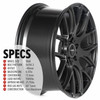 Circuit Performance CP31 18x8 Gloss Gun Metal 5x114.3 [+40mm] Wheel
